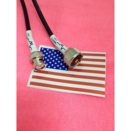 Unbranded/Generic BNC male to  PL-259 Male jumper pigtail Cable RG58 20' MADE IN USA