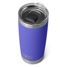 YETI Rambler 20 oz Tumbler, Stainless Steel, Vacuum Insulated with MagSlider Lid, Ultramarine Violet