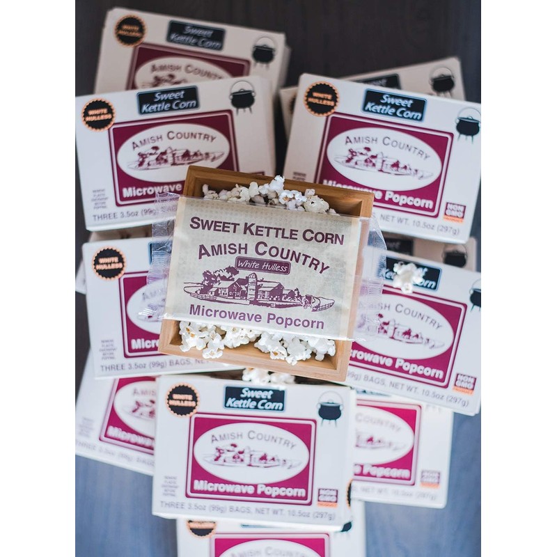 Amish Country Popcorn | Old Fashioned Microwave Popcorn | Non-GMO,