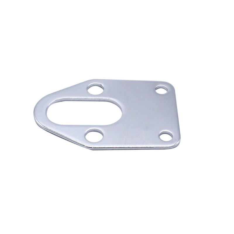Placa de montaje de bomba de combustible cromada compatible con