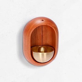 HKS Shopkeepers Bell for Door Opening - Magnetic Attached Doorbell Chime for Business - Unique Office Ornaments and Hanging Decoration for Entrance , Fridge Sticker and Barn Door - Creative Gift