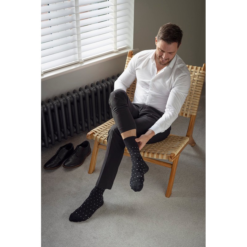 Gentle Grip Sock Shop 6 Pairs Mens Loose Soft Top