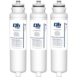 Water Filter HX2017F-A Replacement, Compatible with Hisense HX2017F-A, HX2017FR-A Water Filter Cartridge, 3 Filters Included, White