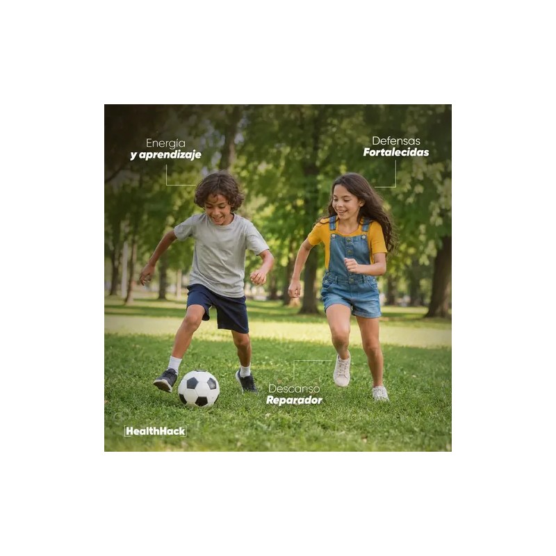 Multivitamínico Natural para Niños Sin Azúcares | Ñame, Eucommia, Raíz