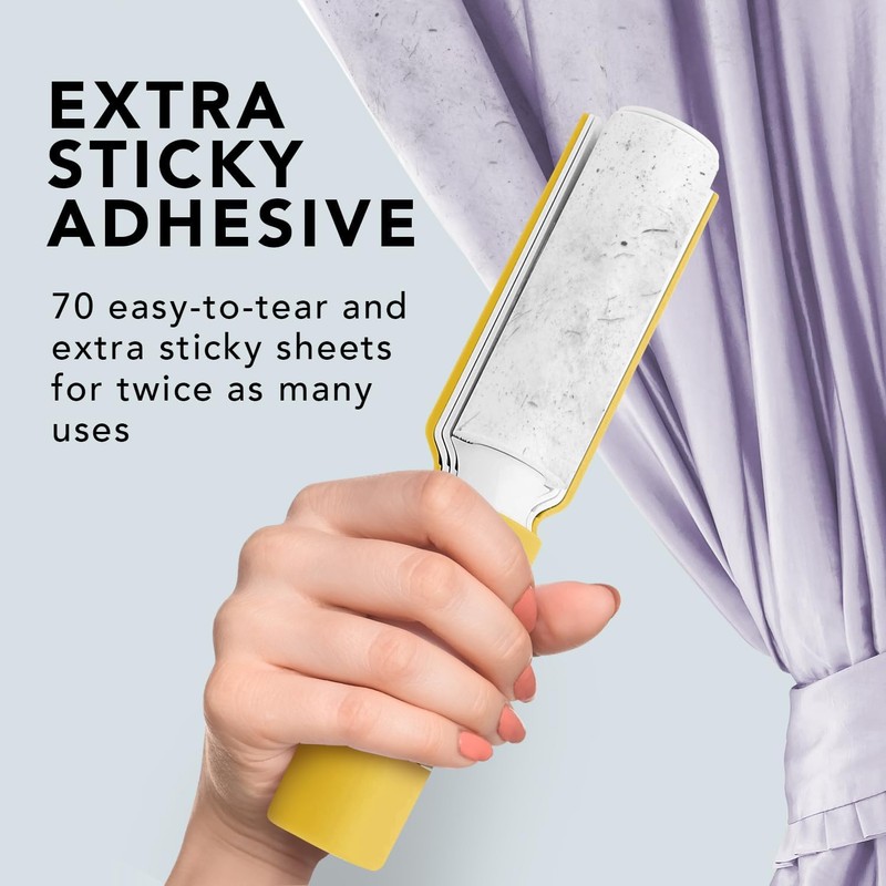 Flint Plus Retractable Lint Remover & Pet Hair Roller for