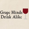 CafePress Grape Minds Think Alive Wine Tote Bag Natural Canvas