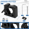 4Pcs Quick Release Rubber Clamp Mount Kit Firm Connection Quick