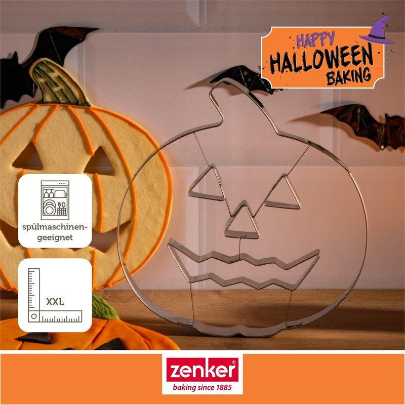 ZENKER XXL Cookie Cutter Pumpkin Head