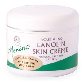 Merino Skin Care Fragrance Free New Zealand Lanolin Cream 100 grams