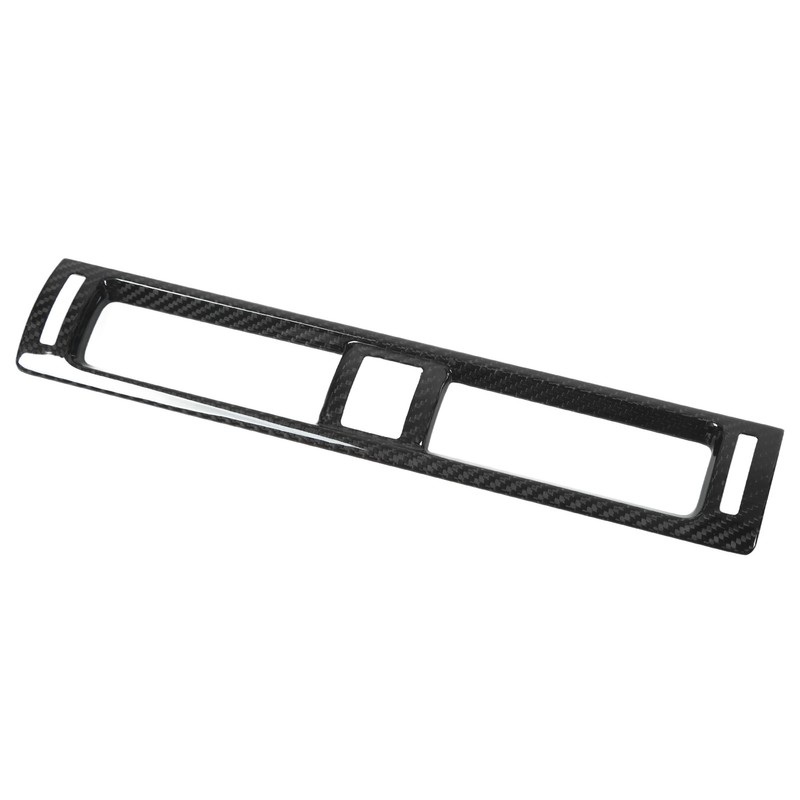 Center Console Air Outlet Cover Carbon Fiber Dashboard AC Vent
