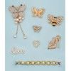 ZOKUZO Bling Croc Charms Women Accessories Cute Gold Designer Girly