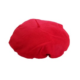 Dondor Felt Berets for Children and Teenagers (RED, 4 PACK)