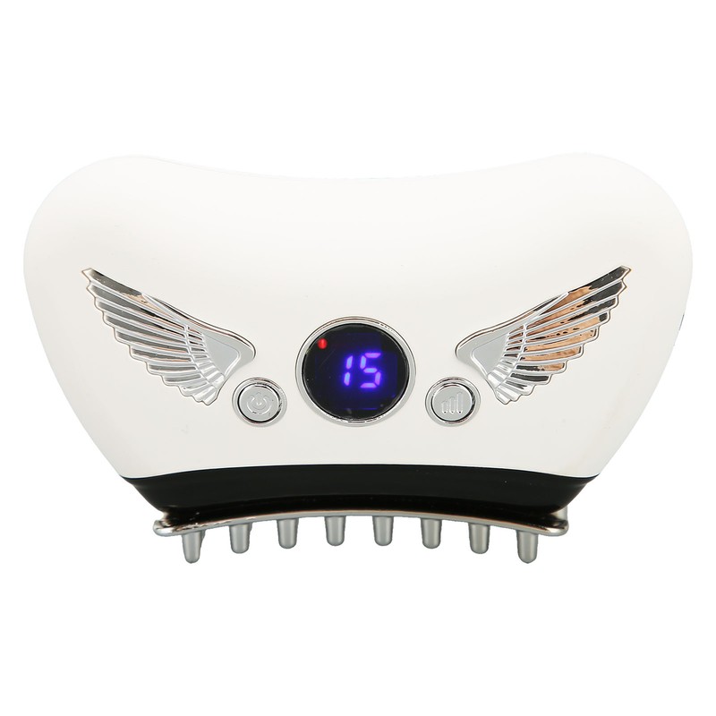 Electric Meridian Massage Brush 16 Gears Hot Compress Microcurrent Body