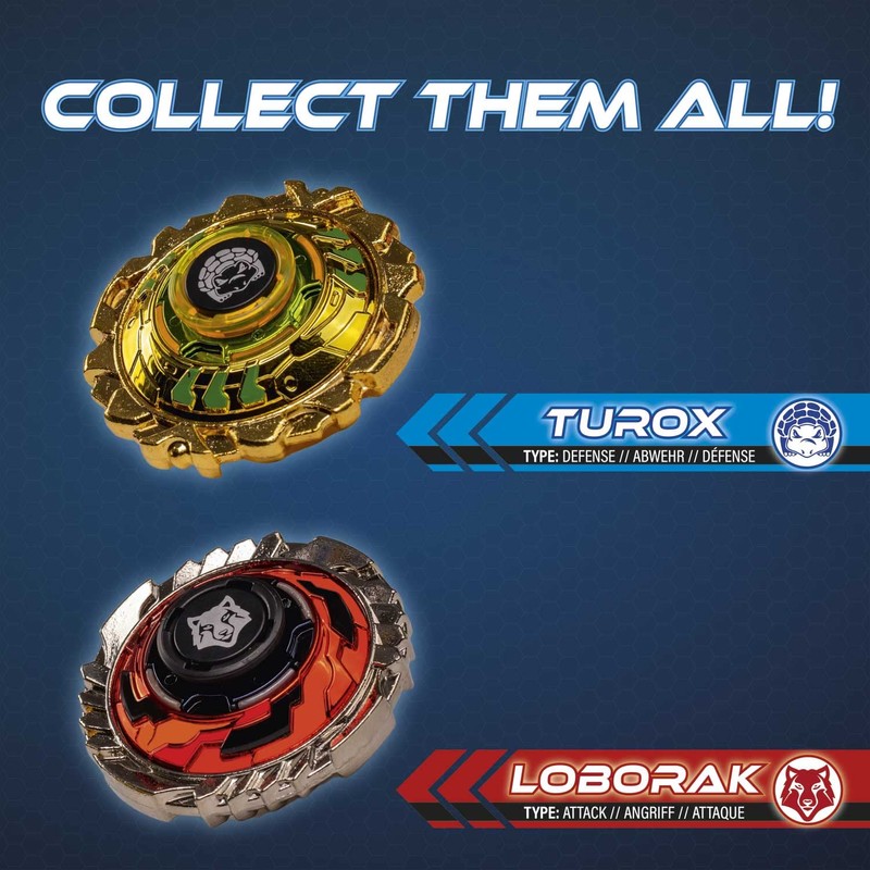 CRAZE BLADE Turox Loborak Evolution, Trottola Blade Battle, Trottola con