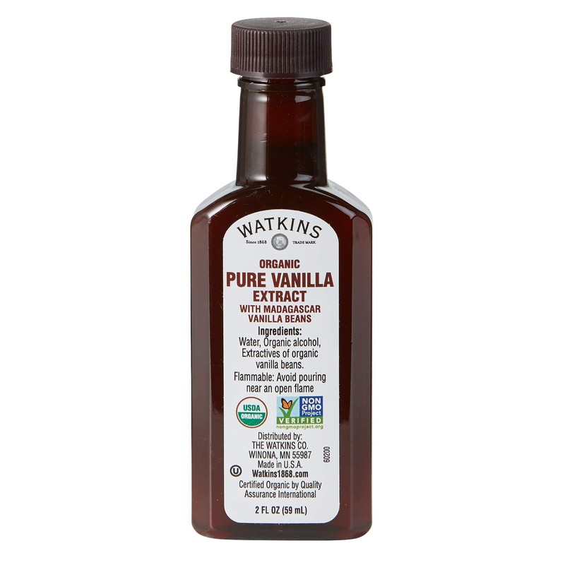 Watkins Organic Pure Vanilla Extract, 2 oz, 1 Count