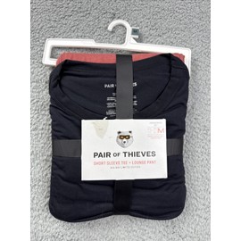 Pair of Thieves Men's Pair of Thieves Pajama Set (T Shirt & Lounge Pants) - Black/Red M