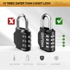 GRIFEMA Combination Padlocks with 4 Digit Code, Locker Padlock Outdoor