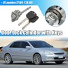 X AUTOHAUX 1 Set Front Door Lock Cylinder Set Kit