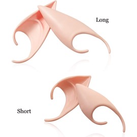 yuntop 2 Pair Cosplay Fairy Pixie Elf Ears Christmas Anime Party Latex Ears Light Color