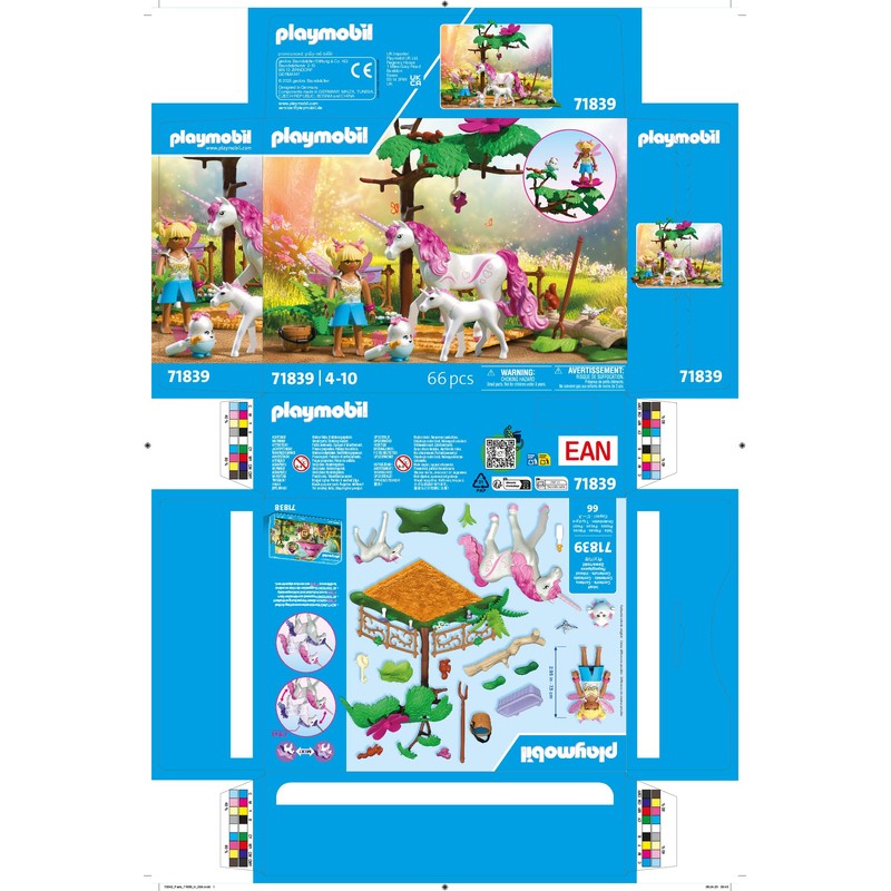 PLAYMOBIL Magical Unicorn Hutch for Mum and Foal
