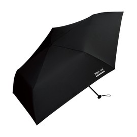 (2022) Wpc. ZA007-900 Parasol IZA Type: Light & Slim, Black, 21.7 inches (55 cm), Full Light Blocking, 100% UV Protection, Lightweight, Slim