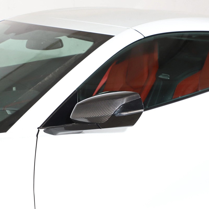 necar2020 Dry Carbon For Corvette C8 2020-24 Car Rear View