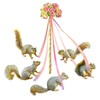CafePress May Day Squirrels Folded Greeting Card Matte