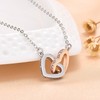 Collar de Corazón para Mujer con Zirconia Cúbica, Elegante Originales