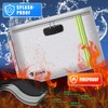 ZJTAPE Fireproof and Waterproof Bag with Lock - Document Bag