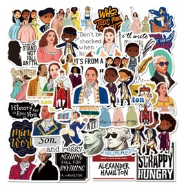 Hami_lton Stickers| 50 Pcak | Vinyl Waterproof Stickers for Laptop,Bumper,Water Bottles,Computer,Phone,Hard hat,Car Stickers and Decals