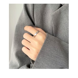 Lovely Cat His & Hers Couple Rings S925 Sterling Silver Adjustable Anniversary Promise Wedding Ring Endless Love Finger Band Jewelry for Women Men