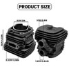 Vkinman 4238 020 1202 50mm Cylinder Piston Gaskets Kit, Replacement
