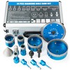 Diamond Tile Hole Saw Kit - 14 PCS Set Including
