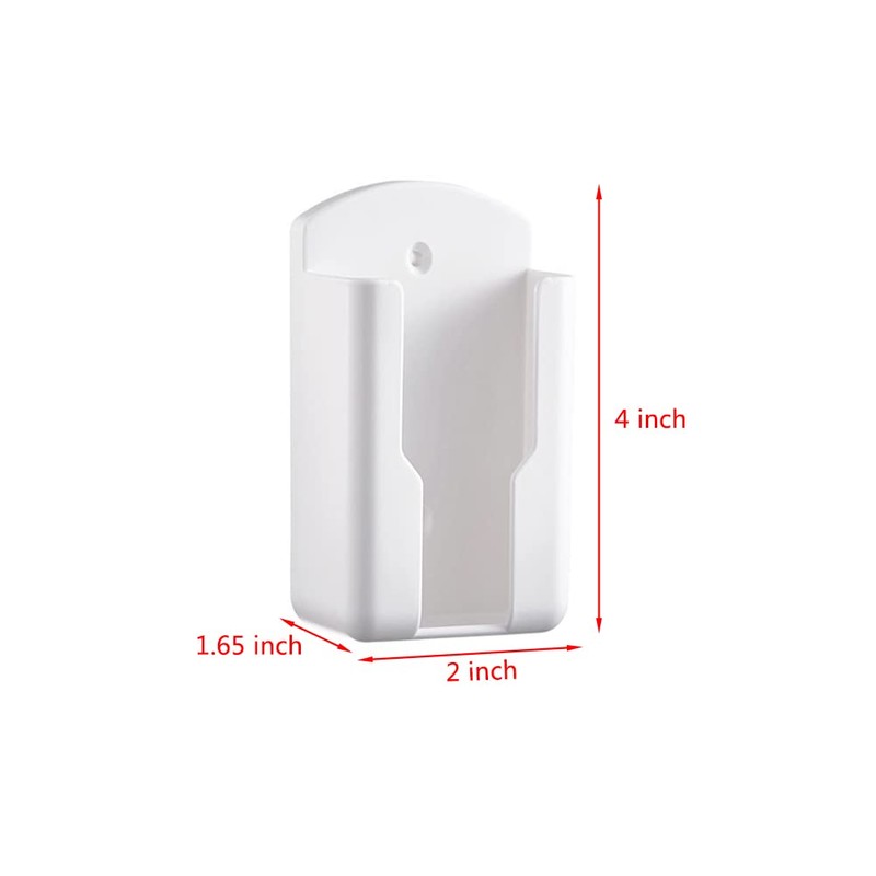 2 Pcs Wall Mount Remote Control Holder Media Player Controller