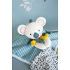 Doudou et Compagnie DC3668 Koala Flat Comforter 25 cm Blue