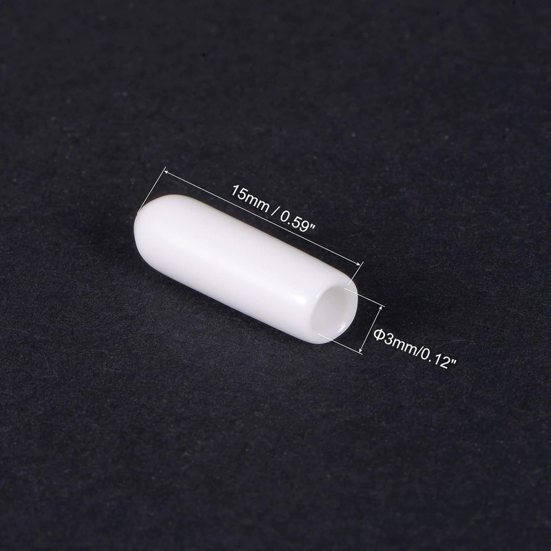 MACHSWON 3mm Rubber End Caps Vinyl Round End Cap Cover
