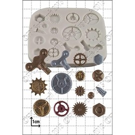 FPC Mould - Steam Punk Cogs & Gears