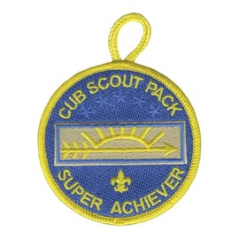 Cub Scout Pack Arrow of Light Super Achiever Embroidered Patch - ClassB