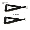 Fitness Health Pair Resistance Band Handles - Wide Grip Strap