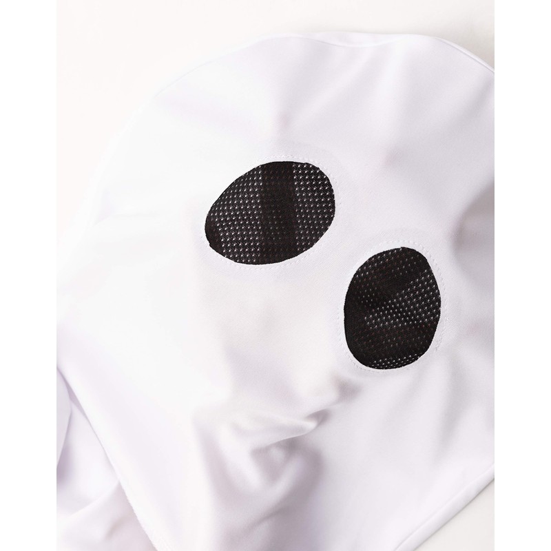 Clearstone Halloween Ghost Poncho Kids Cosplay White