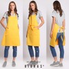 BIGHAS Adjustable Bib Apron with Pocket Extra Long Ties for