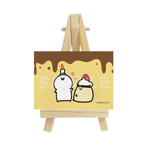 C.S Front Stationery Mini Illustration Canvas 03 Bounce Canvas Wood