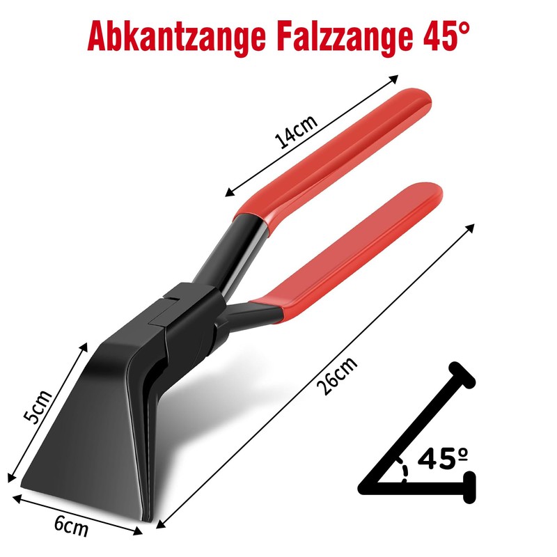 45° Folding Pliers, Sheet Metal Bending Pliers, Hand Folding Pliers,