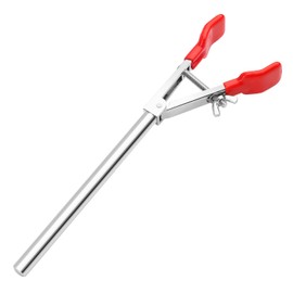 stonylab 2 Prong Lab Clamp, Sturdy Single Adjust Multipurpose Swivel Clamp for Lab Accessories, 220 mm Overall Length