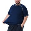 playera de natación grande y alta para hombre, protección solar,