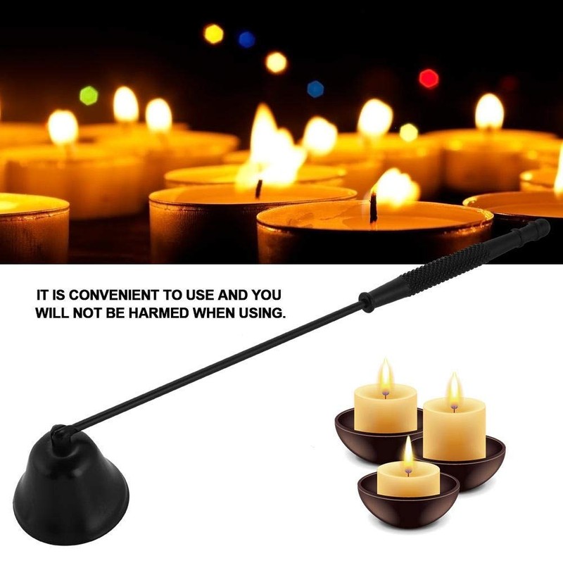 Hztyyier 1 Unids extintor de Velas de Mecha Moda Acero