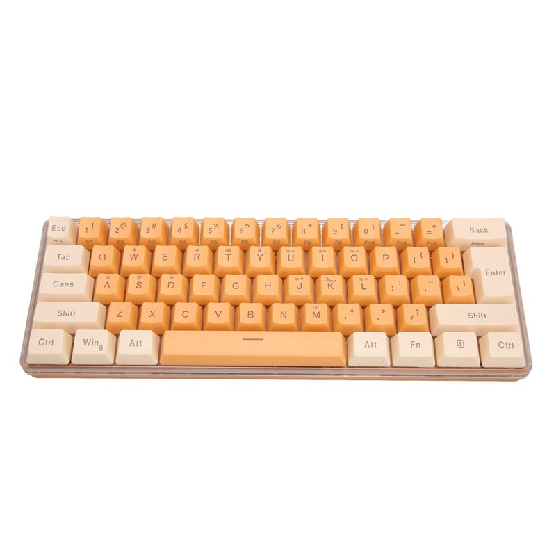 Gaming Keyboard USB 61 Keys Contrast Color RGB Light Key