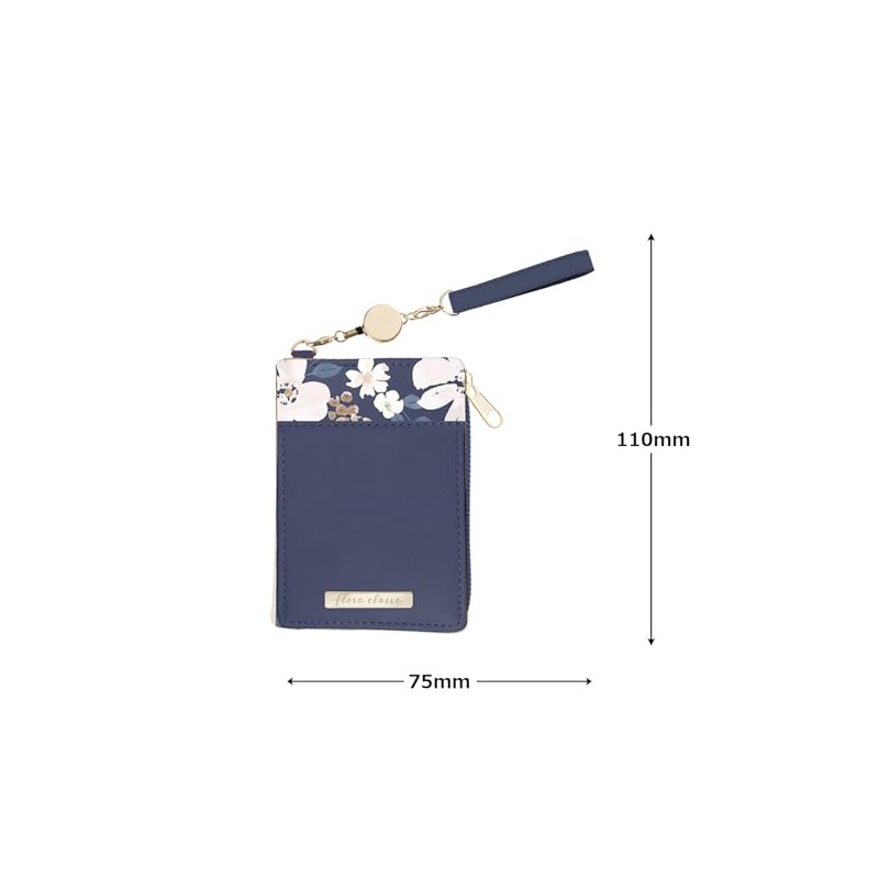 Flor Claire Pass Case, Navy