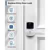 HIDALIFE Keyless Entry Door Lock with Keypad and Handle for
