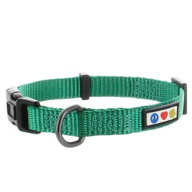 Pawtitas Pet Soft Adjustable Solid Color Nylon Puppy/Dog Collar Matching Leash and Harness Sold Separately